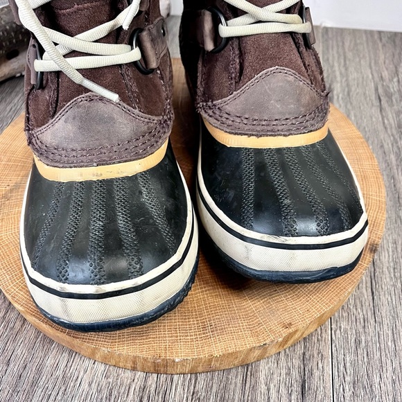 *Sorel | Joan Of Arctic NL1540-256 Sudan Brown Suede Waterproof Boots Size 7 - Picture 14 of 16